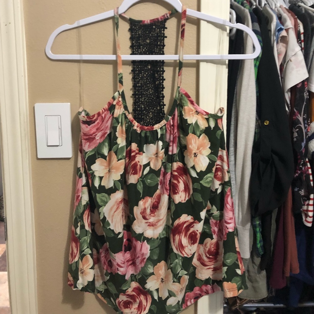 Floral tank top